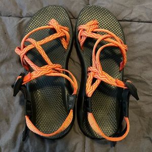 Orange Chacos triple band